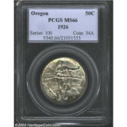 1926 50C Oregon MS66 PCGS.