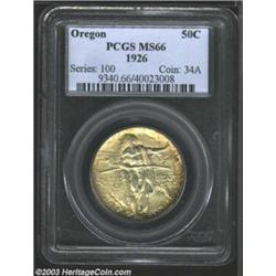 1926 50C Oregon MS66 PCGS.