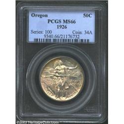 1926 50C Oregon MS66 PCGS.