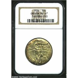 1926 50C Oregon MS67 NGC.