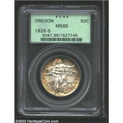 1926-S 50C Oregon MS65 PCGS.