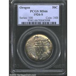 1926-S 50C Oregon MS66 PCGS.