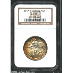 1937-D 50C Oregon MS67 NGC.