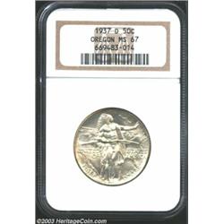 1937-D 50C Oregon MS67 NGC.