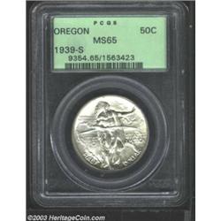 1939-S 50C Oregon MS65 PCGS.