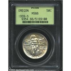 1939-S 50C Oregon MS66 PCGS.