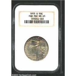 1915-S 50C Panama-Pacific MS65 NGC.