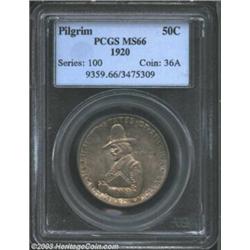 1920 50C Pilgrim MS66 PCGS.