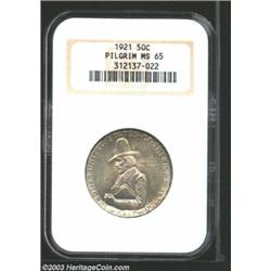 1921 50C Pilgrim MS65 NGC.