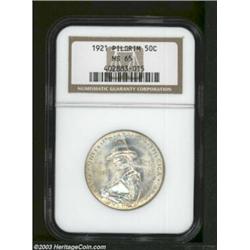 1921 50C Pilgrim MS65 NGC.