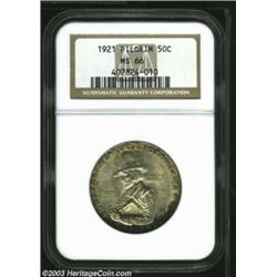 1921 50C Pilgrim MS66 NGC.