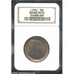 1926 50C Sesquicentennial MS64 NGC.