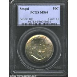 1926 50C Sesquicentennial MS64 PCGS.
