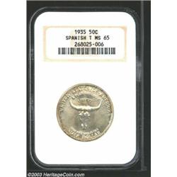 1935 50C Spanish Trail MS65 NGC.