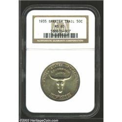 1935 50C Spanish Trail MS65 NGC.