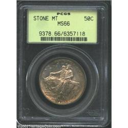 1925 50C Stone Mountain MS66 PCGS.