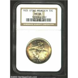 1925 50C Stone Mountain MS66 NGC.