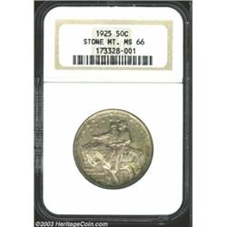 1925 50C Stone Mountain MS66 NGC.