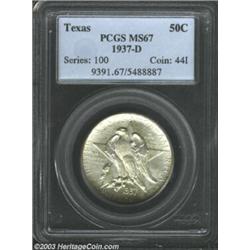 1937-D 50C Texas MS67 PCGS.