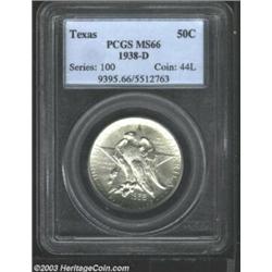 1938-D 50C Texas MS66 PCGS.