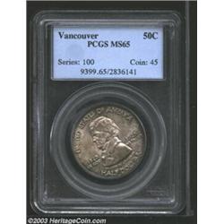 1925 50C Vancouver MS65 PCGS.