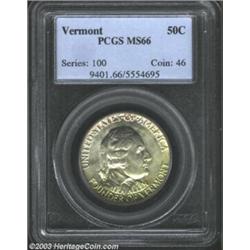 1927 50C Vermont MS66 PCGS.