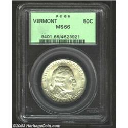 1927 50C Vermont MS66 PCGS.