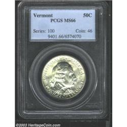 1927 50C Vermont MS66 PCGS.