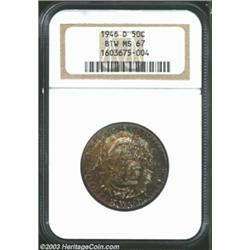 1946-D 50C Booker T. Washington MS67 NGC.