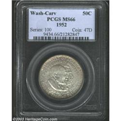 1952 50C Washington-Carver MS66 PCGS.