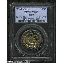 1952 50C Washington-Carver MS66 PCGS.