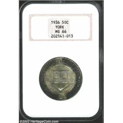 1936 50C York MS66 NGC.