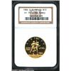 Image 1 : 1984-D G$10 Olympic Gold Ten Dollar PR70 Ultra Cameo NGC.