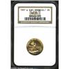 Image 1 : 1997-W G$5 Franklin D. Roosevelt Gold Five Dollar MS70 NGC.