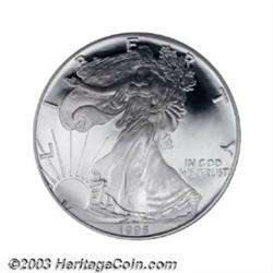1995-W $1 Silver Eagle PR69 Ultra Cameo NGC.