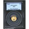 Image 1 : 2003 G$5 Tenth-Ounce Gold Eagle MS70 PCGS.