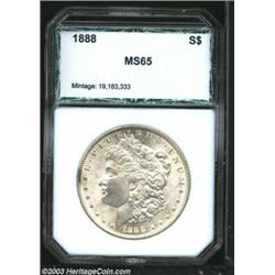 1888 $1 Morgan Dollar MS65 PCI (MS64).