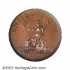 Image 2 : 1783 1C Washington &amp; Independence Cent, Draped Bust, Copper Restrike, Engrailed Edge PR65 Bro