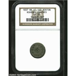 1837 Roxbury Coaches VF35 NGC.