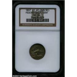 1837 1C Feuchtwanger Cent MS64 NGC.