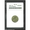 Image 1 : 1837 1C Feuchtwanger Cent MS62 ANACS.