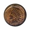 Image 1 : 1894 1C Cent--Off Center, Double Struck--MS60 Red and Brown ANACS.