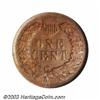 Image 2 : (1906) 1C Cent--Double Struck, Flip Over in Collar--Fine15 NGC.