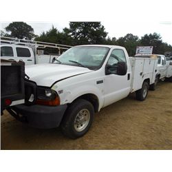 1999 FORD F250 SERVICE TRUCK, VIN/SN:1FTNF20L9XEB85060 - V8 GAS ENGINE, 5 SPD TRANS, RAWSON KOENIG S