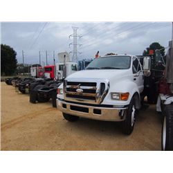 2007 FORD F750 FLATBED TRUCK, VIN/SN:3FRXF75P67V514094 - S/A, 210HP CAT C7 ENGINE, 6 SPD TRANS, 14' 