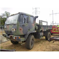 1995 STEWART & STEVENSON M-1078 CARGO TRUCK, VIN/SN:AT2159BAGD - S/A, CAT DIESEL ENG, AT, 395/85R20 