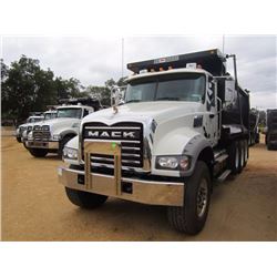 2016 MACK GU713 DUMP TRUCK, VIN/SN:1M2AX07C9GM027289 - TRI-AXLE, 445 HP MACK MP8 DIESEL ENGINE, 10 S