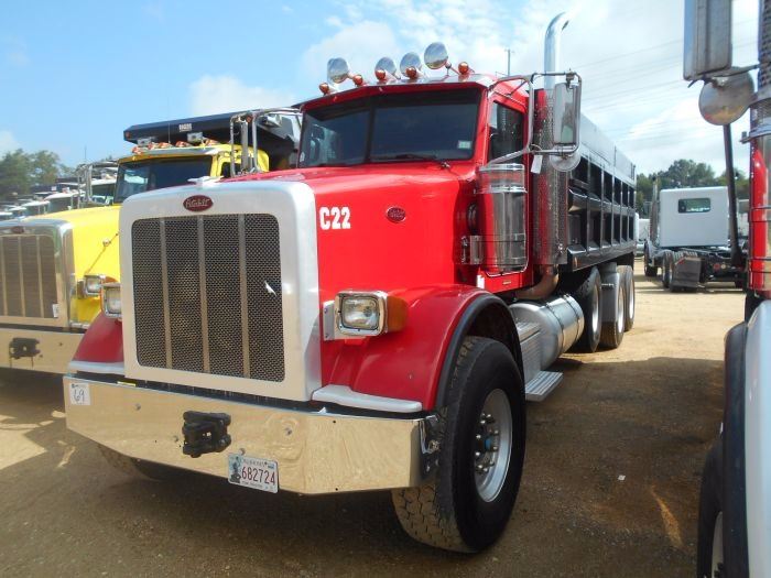 2013 peterbilt 367 dump vin sn 1xptp4ex3dd176415 tri axle isx15