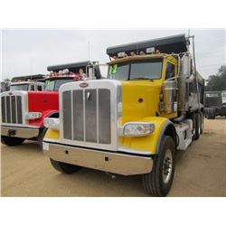 2012 PETERBILT 389 DUMP, VIN/SN:1NPWL40XXCD133781 - TRI-AXLE, 500 HP CUMMINS IX=SX 15 DIESEL ENGINE,