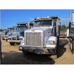 2007 PETERBILT 375 DUMP, VIN/SN:1NPALBTX17N676172 - CAT C15 ACCERT ENGINE, 8LL TRANS, 46K REARS, 20K